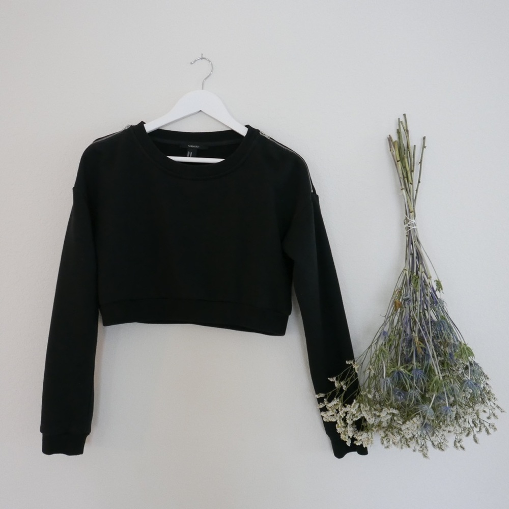 Cotton Zip Zip Sweatshirt